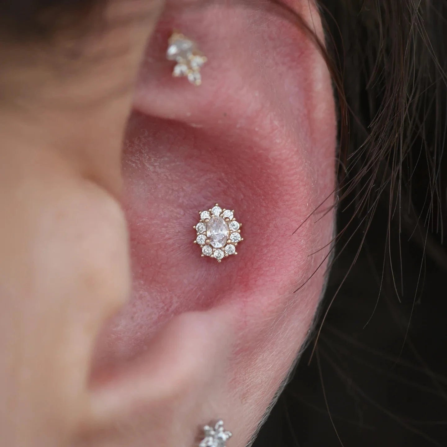 Ember Body Jewelry Oval Halo