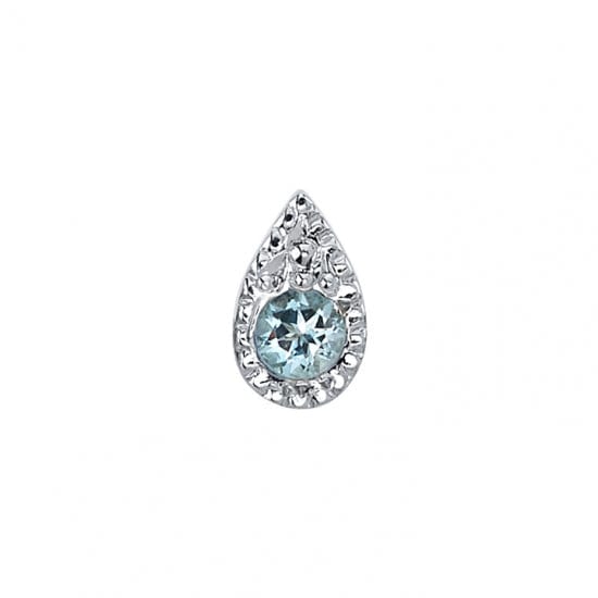 BVLA Flat Teardrop - Aquamarine