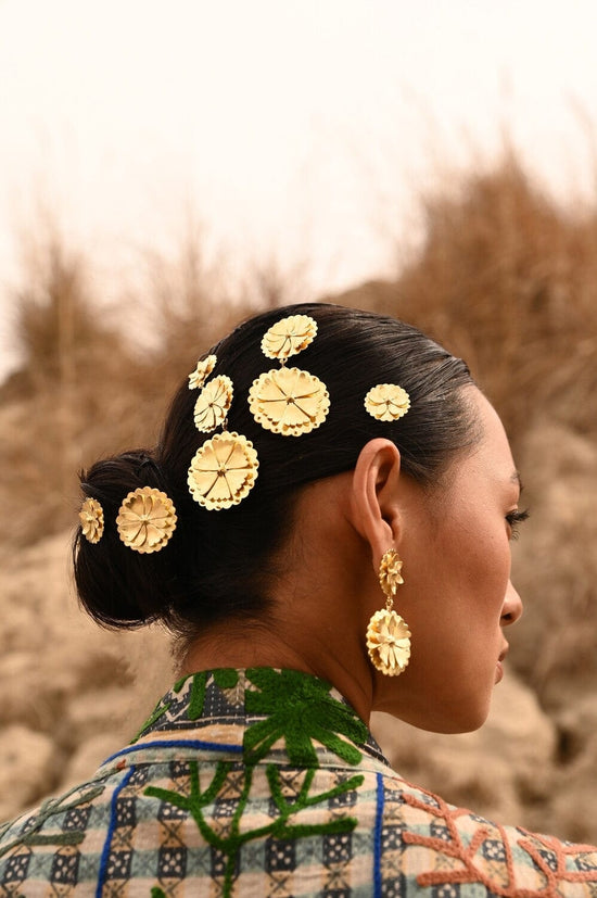 Christine Bekaert Jewelry Earring Cornflower Stud