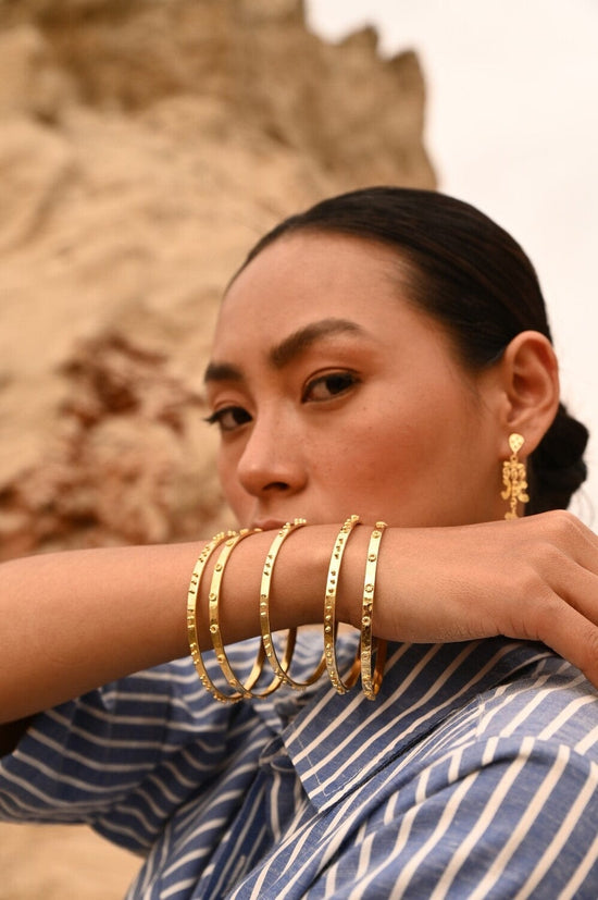 Christine Bekaert Jewelry Bracelets Ocean Bangle Dots