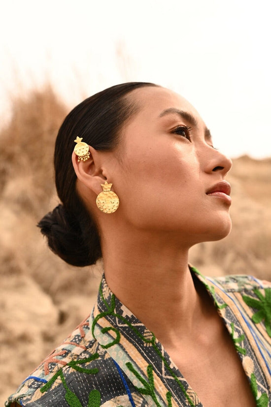 Christine Bekaert Jewelry Earring Pomegranate Stud