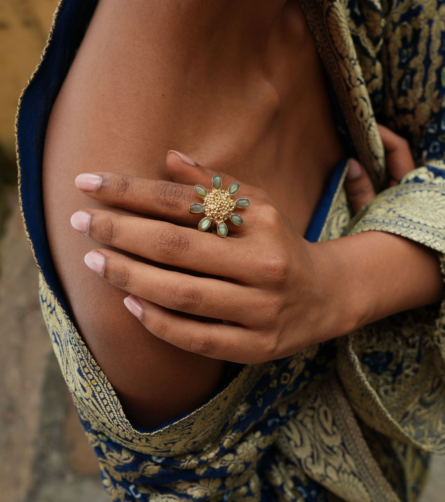 Christine Bekaert Jewelry Earring The Forever Floret Ring