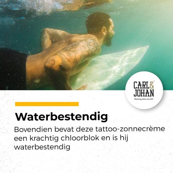 Carl & Johan tattoo aftercare Tattoo Sunscreen SPF 50