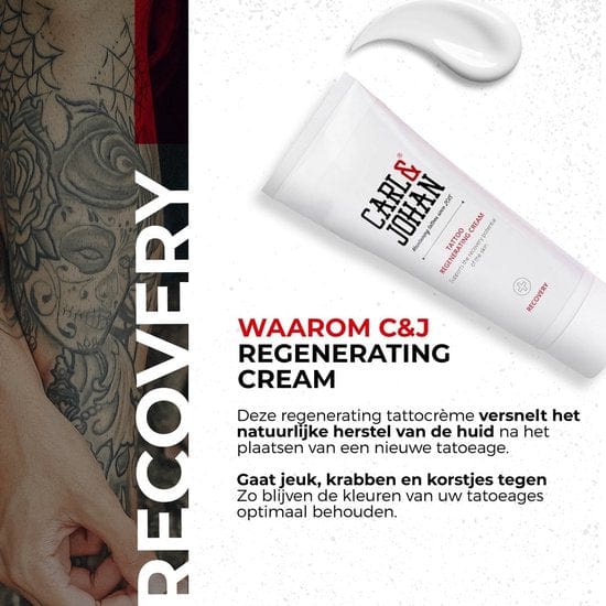 Carl & Johan tattoo aftercare Tattoo Recovery Regenerating Cream