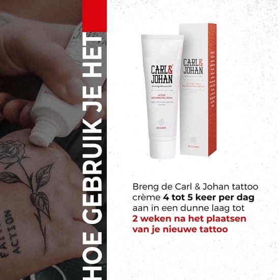 Carl & Johan tattoo aftercare Tattoo Recovery Regenerating Cream