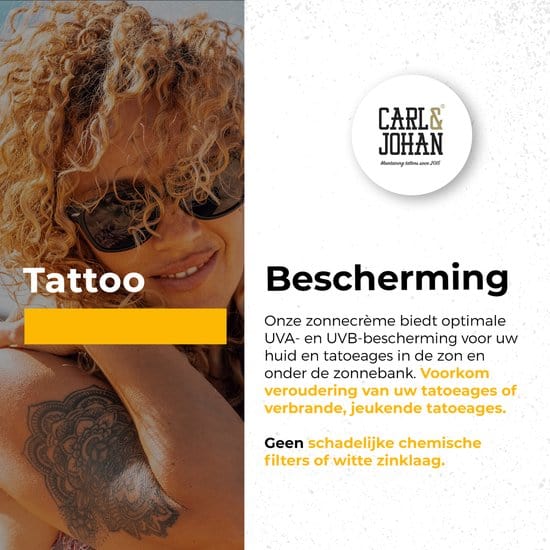 Carl & Johan tattoo aftercare Tattoo Sunscreen SPF 50