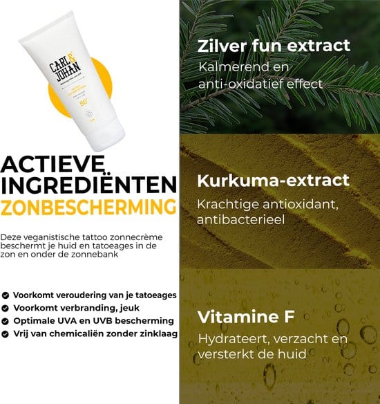 Carl & Johan tattoo aftercare Tattoo Sunscreen SPF 50