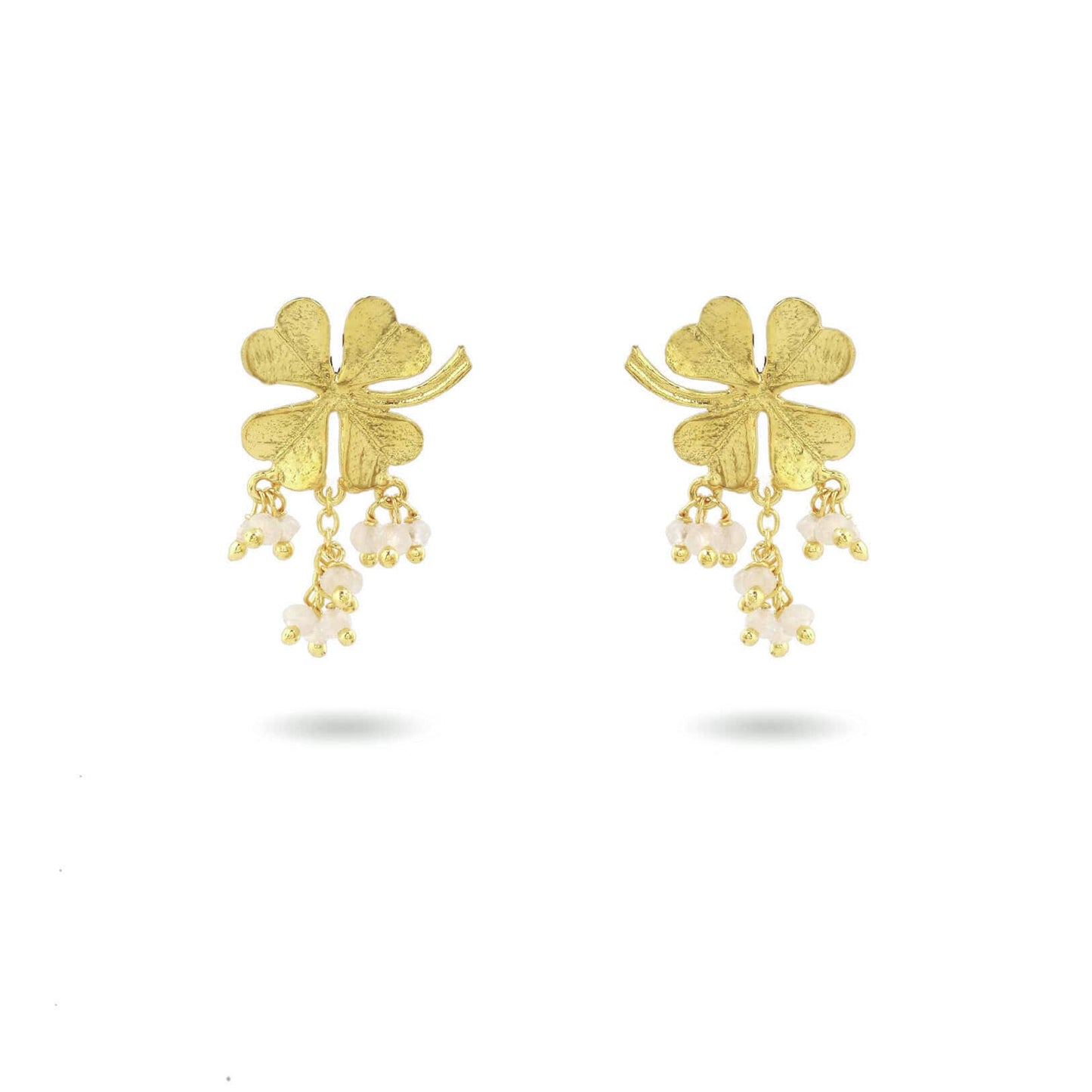Christine Bekaert Jewelry Earring The Daily Blessings Small Earrings - White Moonstone