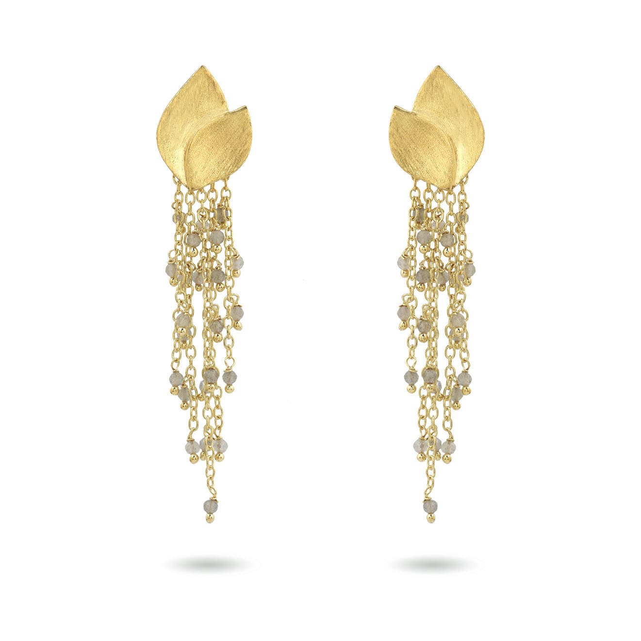 Christine Bekaert Jewelry Earring The Spring Dance Earrings - White Moonstone