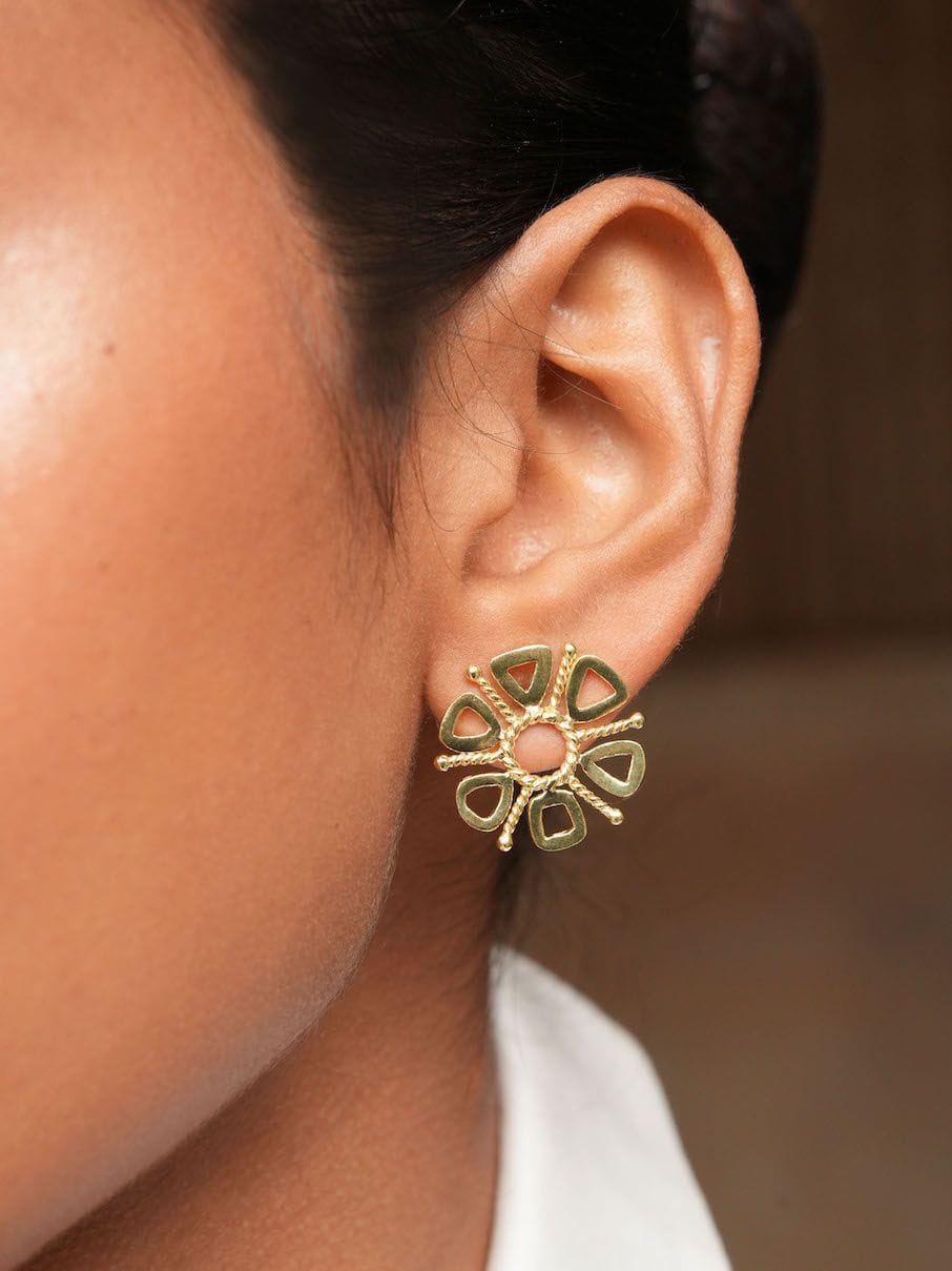 Christine Bekaert Jewelry Earring Small The Sprezza Studs