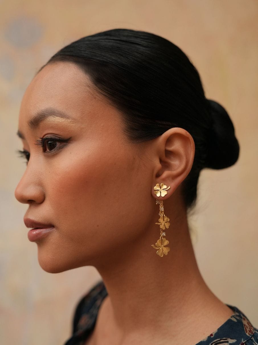 Christine Bekaert Jewelry Earring The Find your Clover Small Earrings