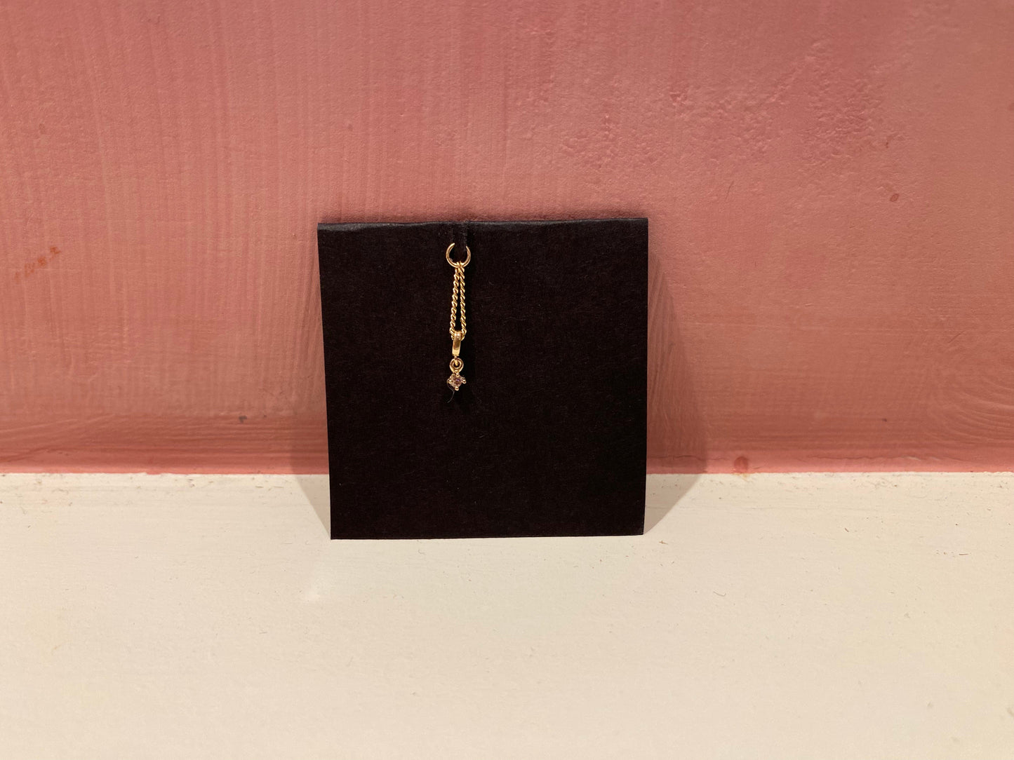 Hialeah Fine Jewelry Charms and Chains One Single Diamond