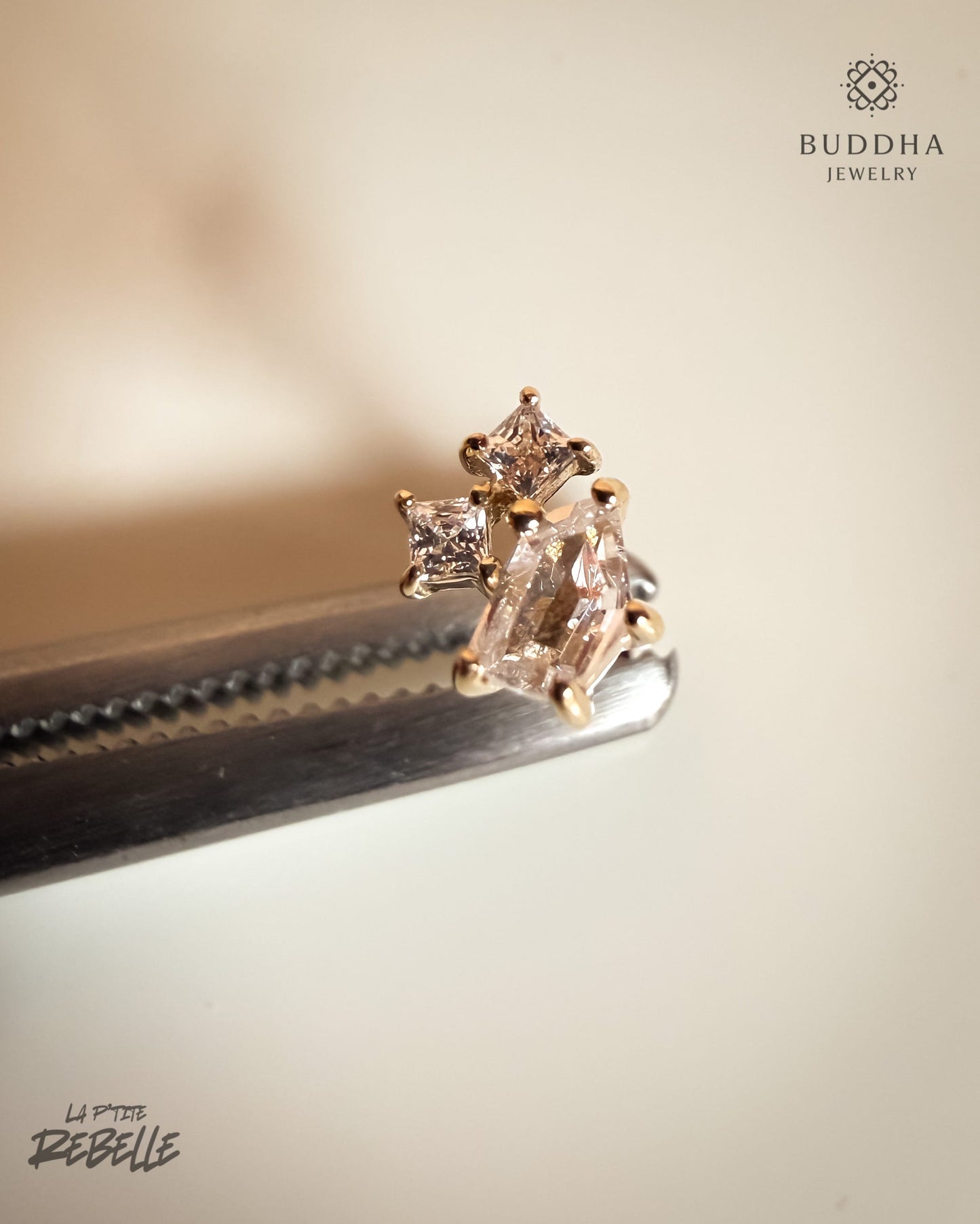 Buddha Jewelry Organics Threadless Gold Lyra