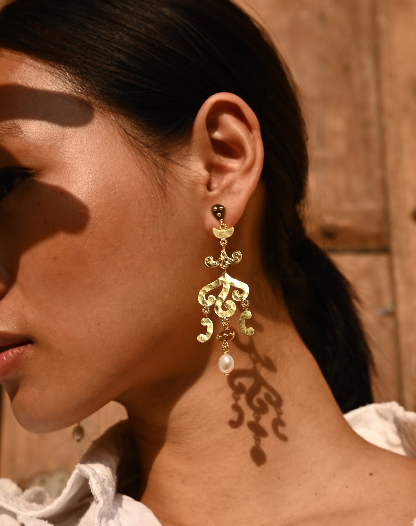Christine Bekaert Jewelry Earring Coral Dance