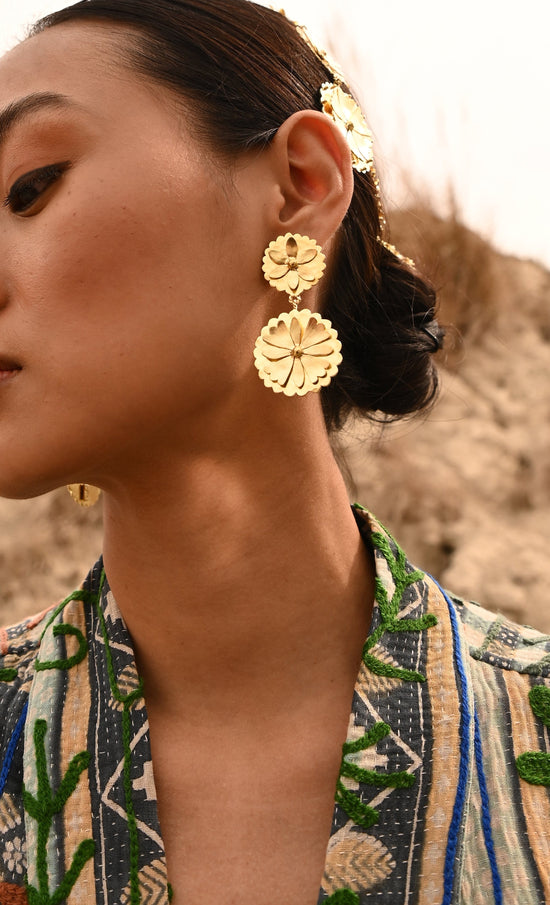 Christine Bekaert Jewelry Earring Cornflower Fields