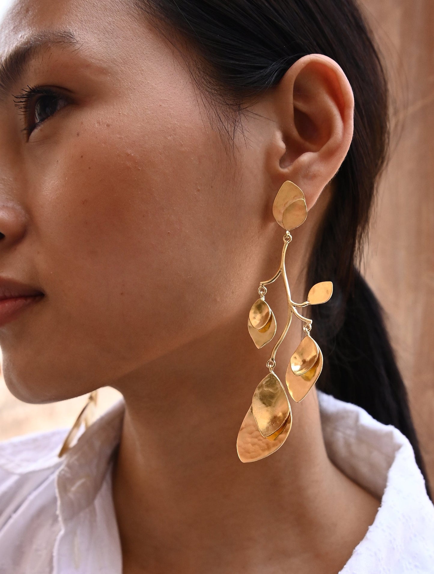 Christine Bekaert Jewelry Earring Moringa Whisper