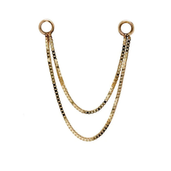 Quetzalli Charms and Chains Box Chain - Double