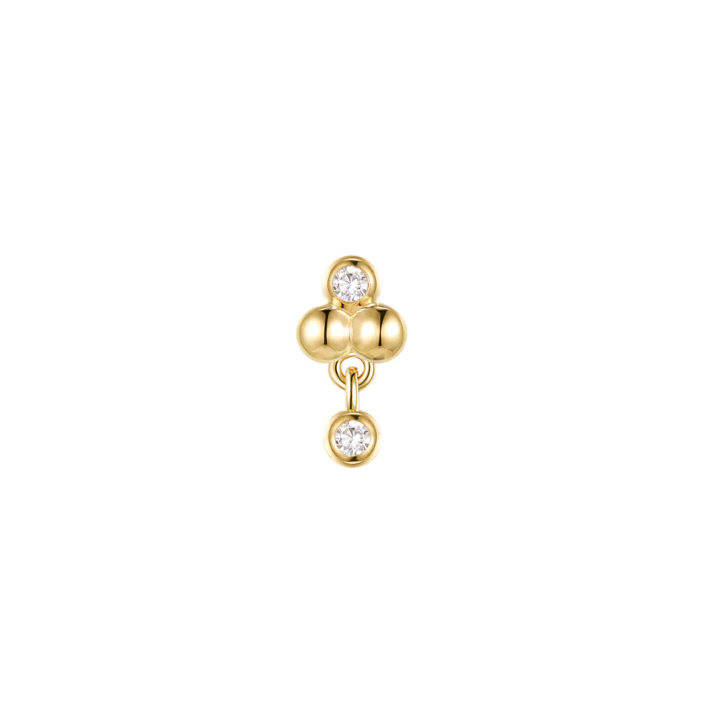 Modern Mood Body Jewelry Diamond Ezra 3 Diamond Drop