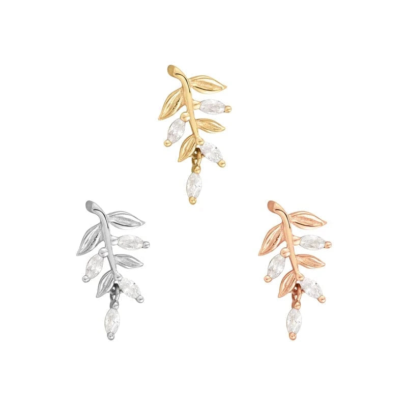 Buddha Jewelry Organics Threadless Gold Growth