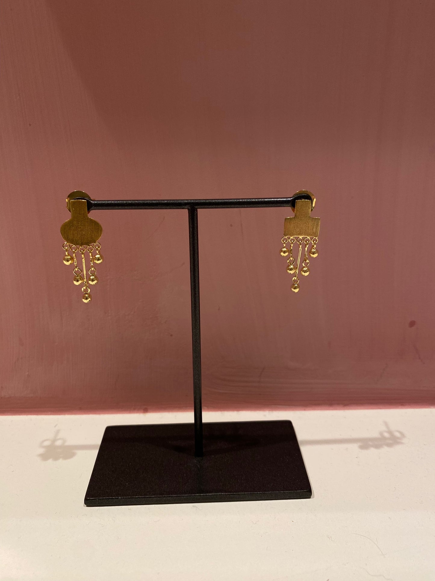 Christine Bekaert Jewelry Earring Gold Beads Kylix