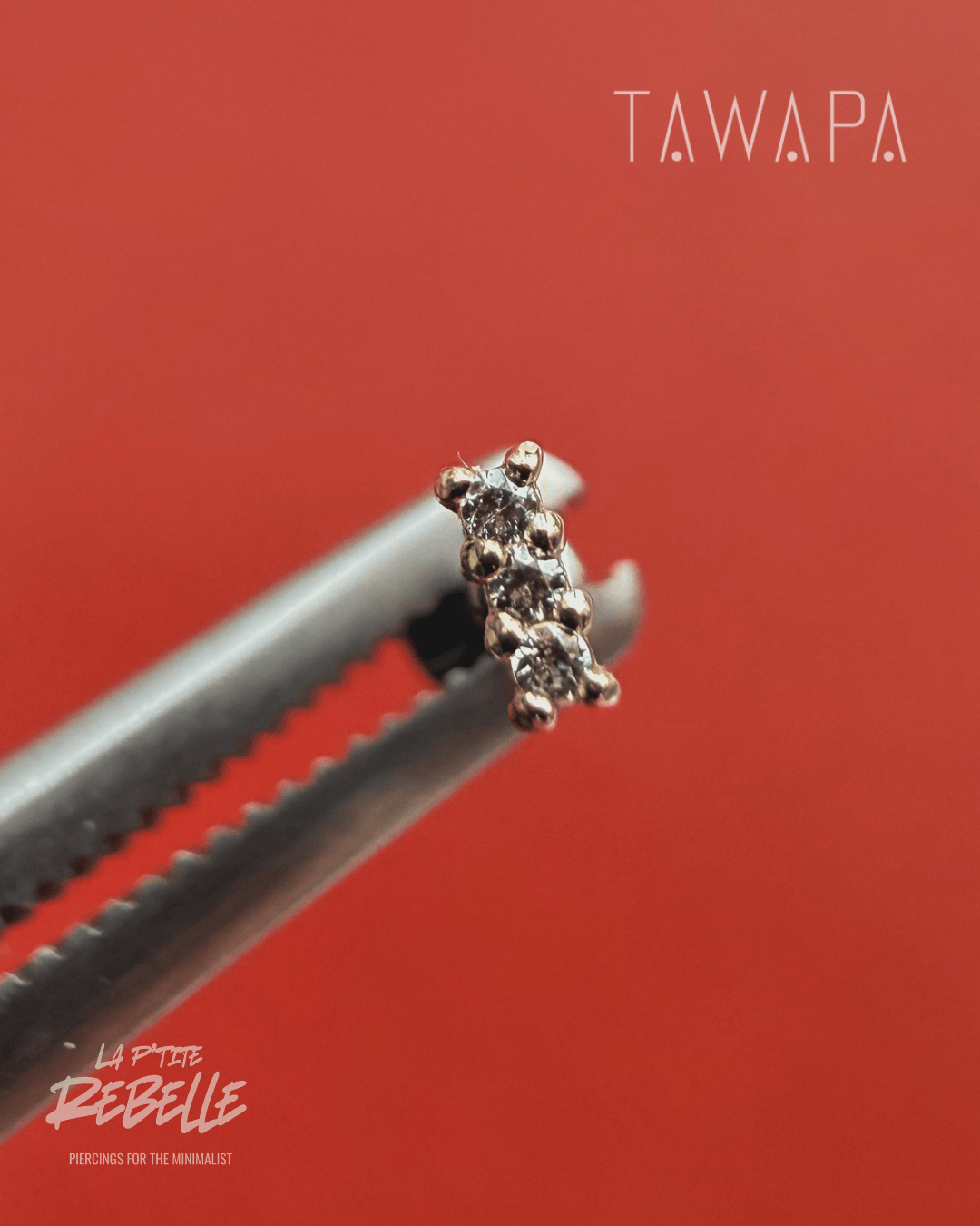 Tawapa gold piercing end Micro Rail