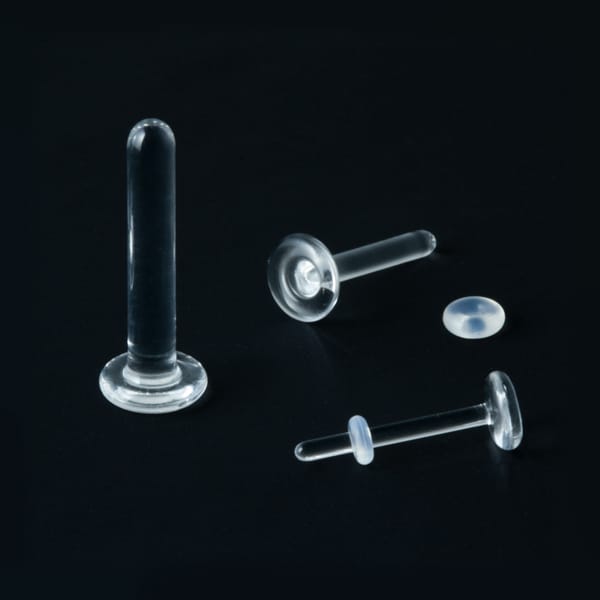 Gorilla Glass retainer Glass Labret Retainer