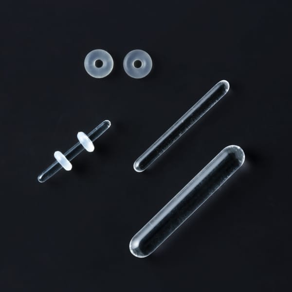 Gorilla Glass retainer Glass Barbell Retainer