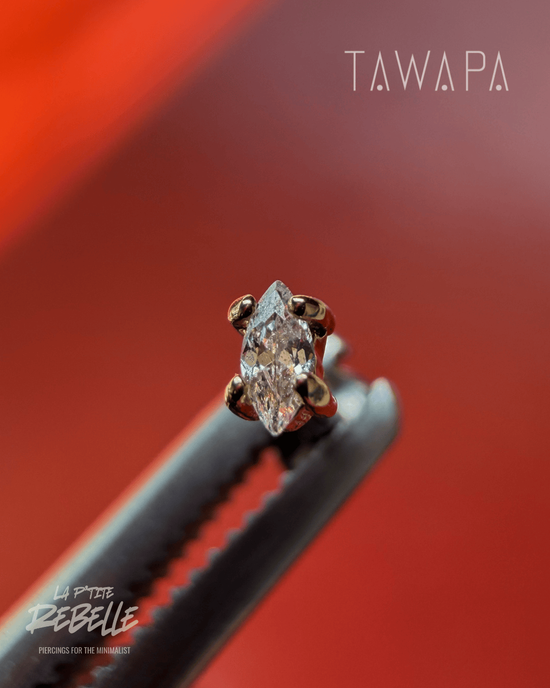 Tawapa gold piercing end Spritz