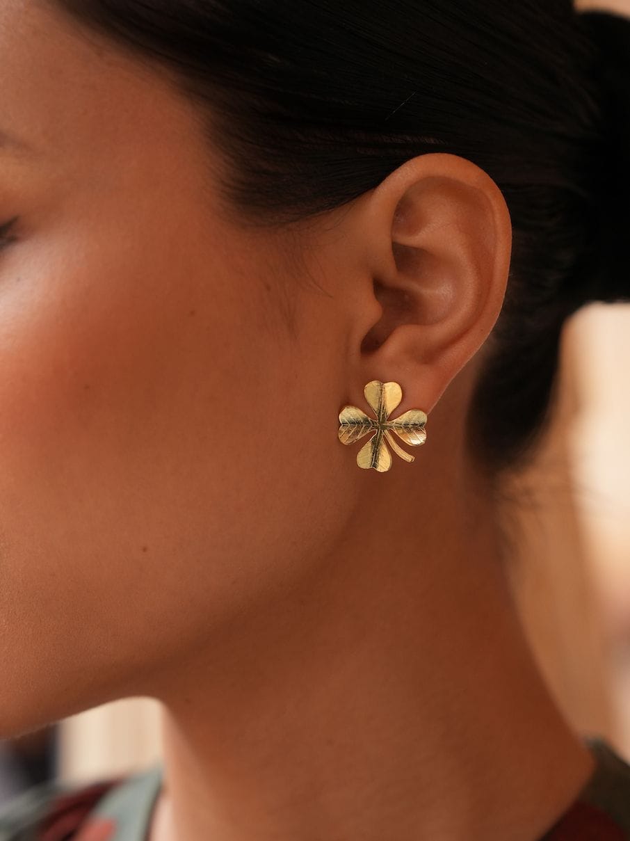 Christine Bekaert Jewelry Earring Small The Seize The Day Studs