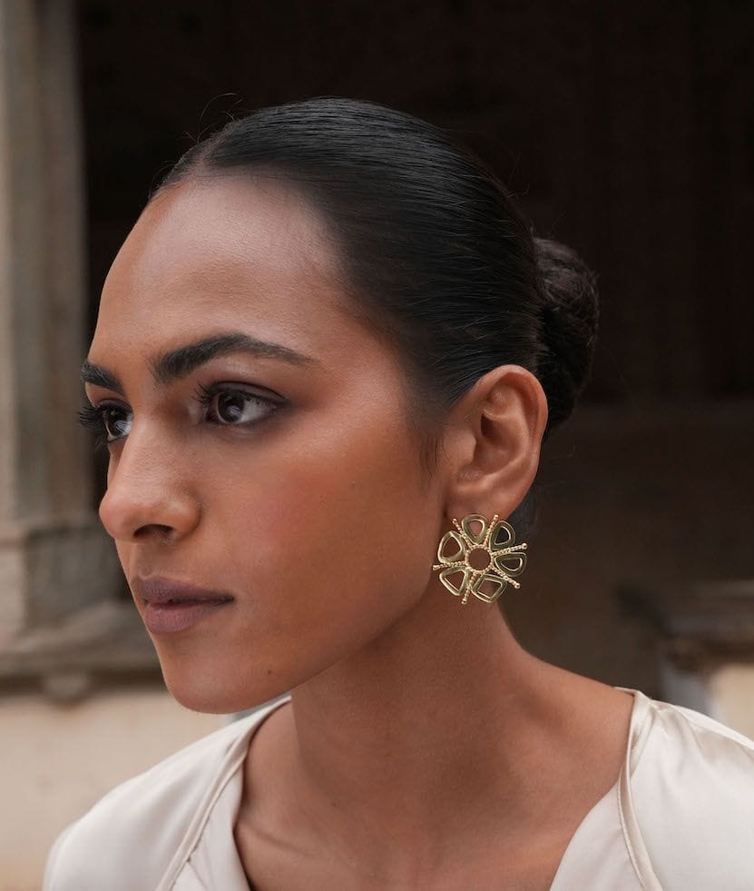 Christine Bekaert Jewelry Earring Large The Sprezza Studs