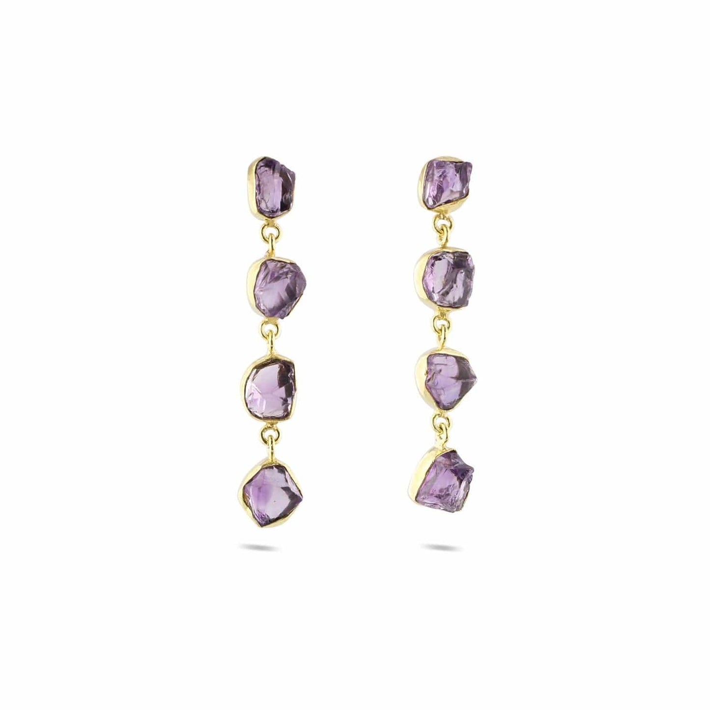 Christine Bekaert Jewelry Earring Amethys (Purple) Ariana