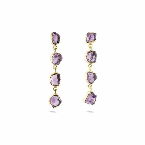 Christine Bekaert Jewelry Earring Amethys (Purple) Ariana