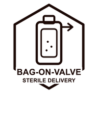 Bag-on-valve sterile delivery