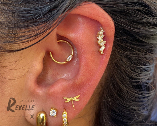 Norvoch Gold Ring Baguette Seamring