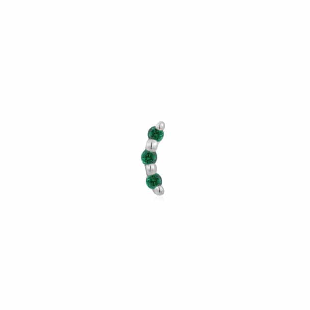 Load image into Gallery viewer, Ember Body Jewelry Bitsy - Emerald Green CZ
