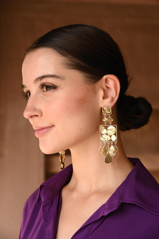 Christine Bekaert Jewelry Earring Poem in the Sand