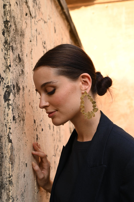 Christine Bekaert Jewelry Earring Purple Sand