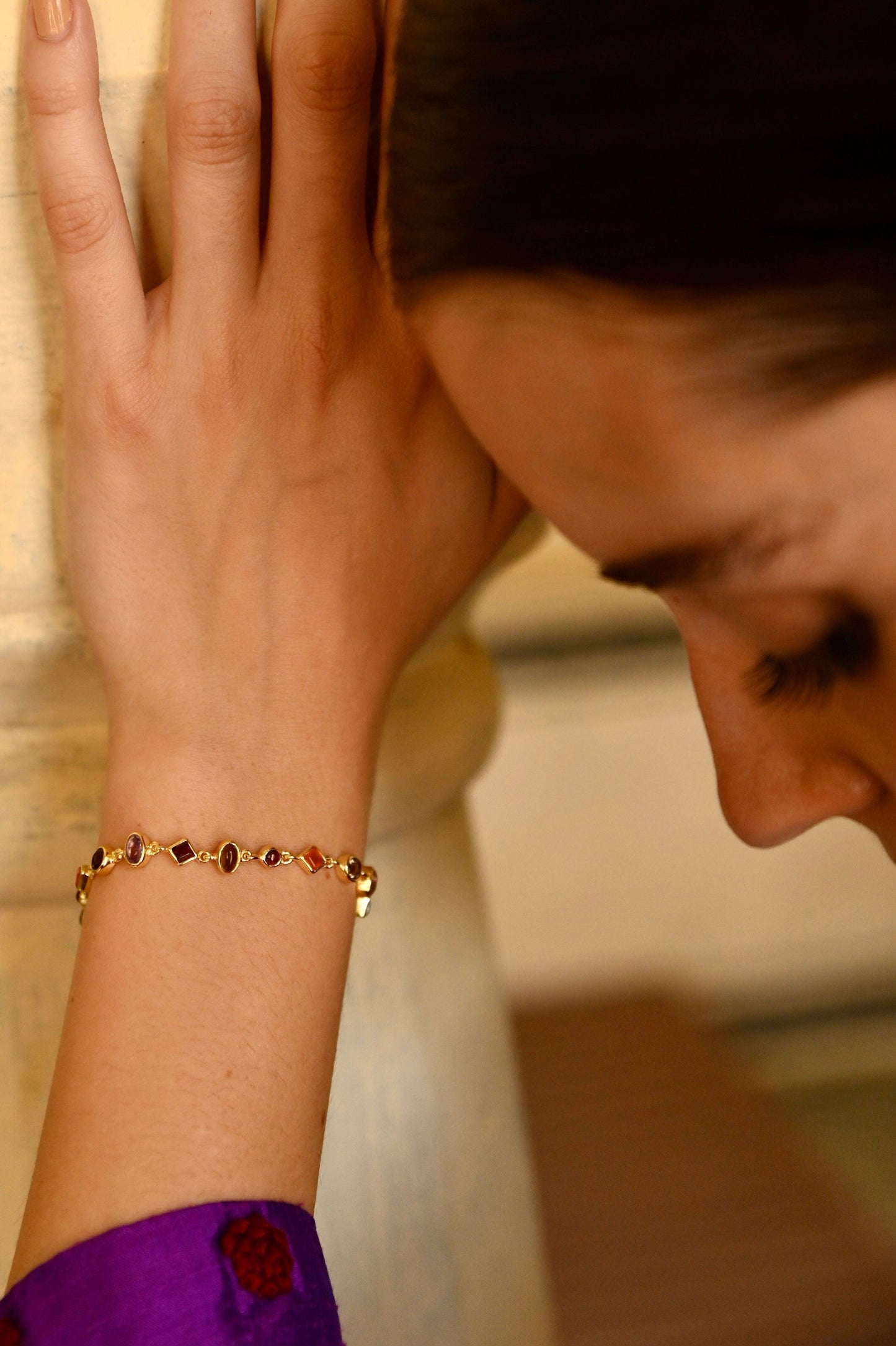 Christine Bekaert Jewelry Earring Zoë Bracelet