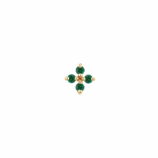 Laad afbeelding in Galerijviewer, Ember Body Jewelry Crux - Green CZ
