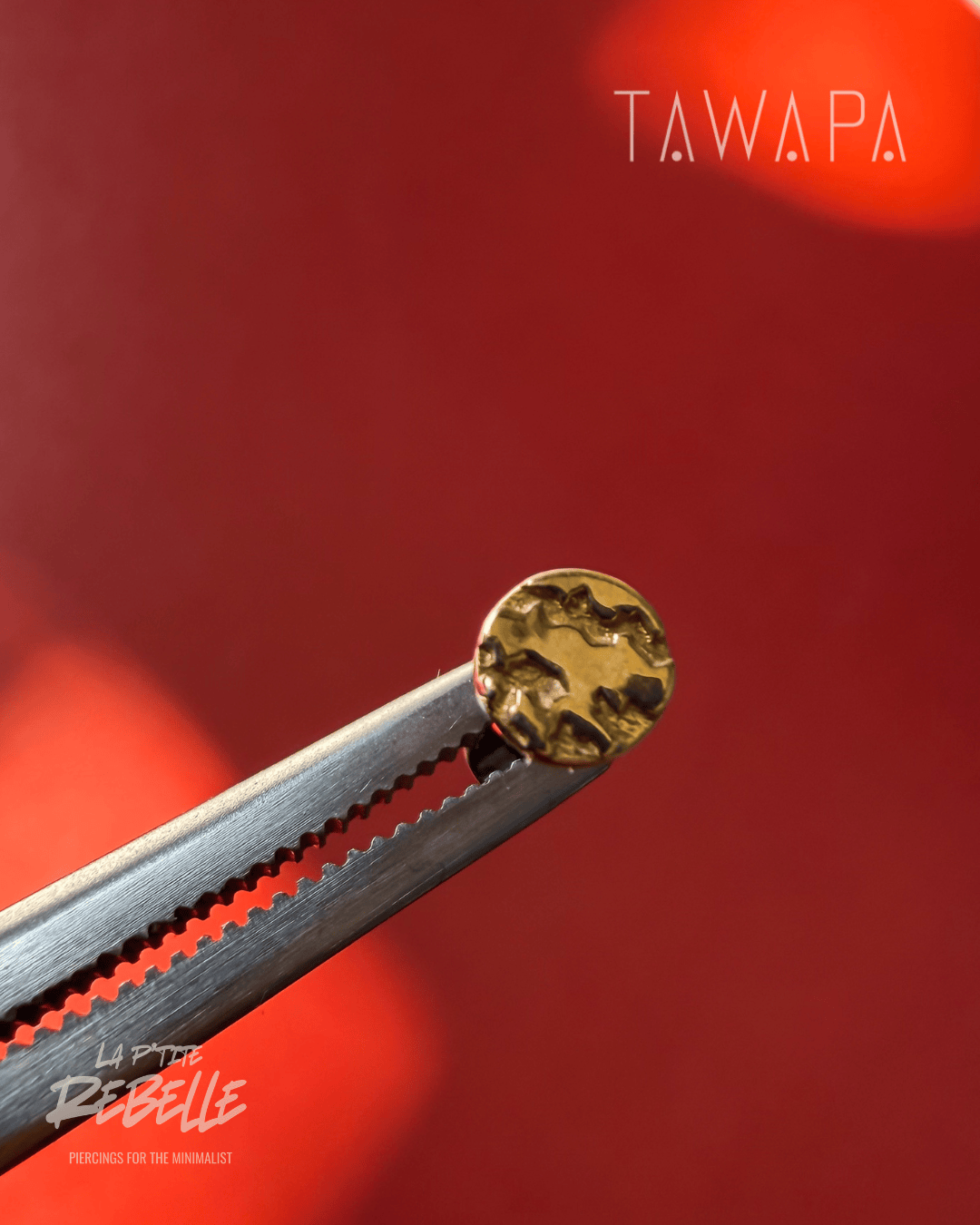 Tawapa gold piercing end Distortion Disk