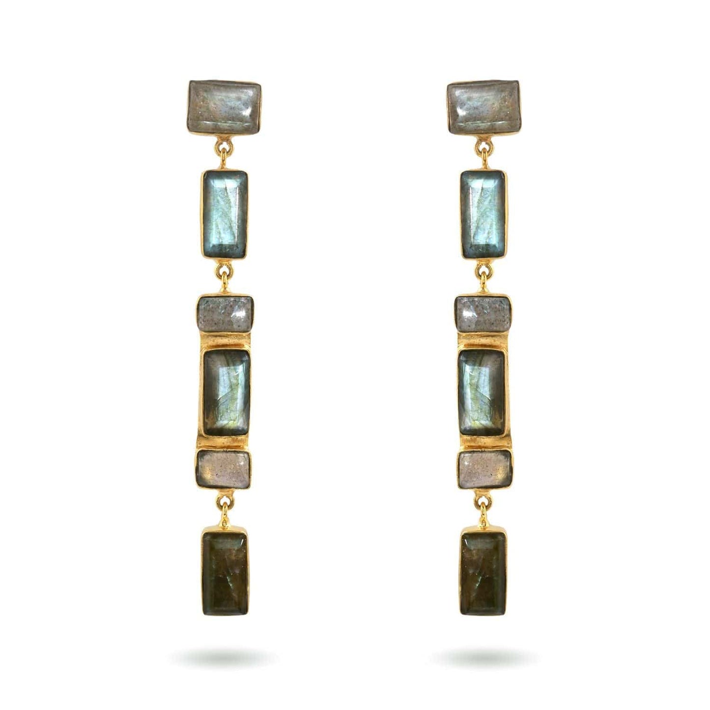 Christine Bekaert Jewelry Earring Labradorite Salima