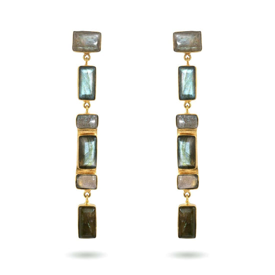 Christine Bekaert Jewelry Earring Labradorite Salima