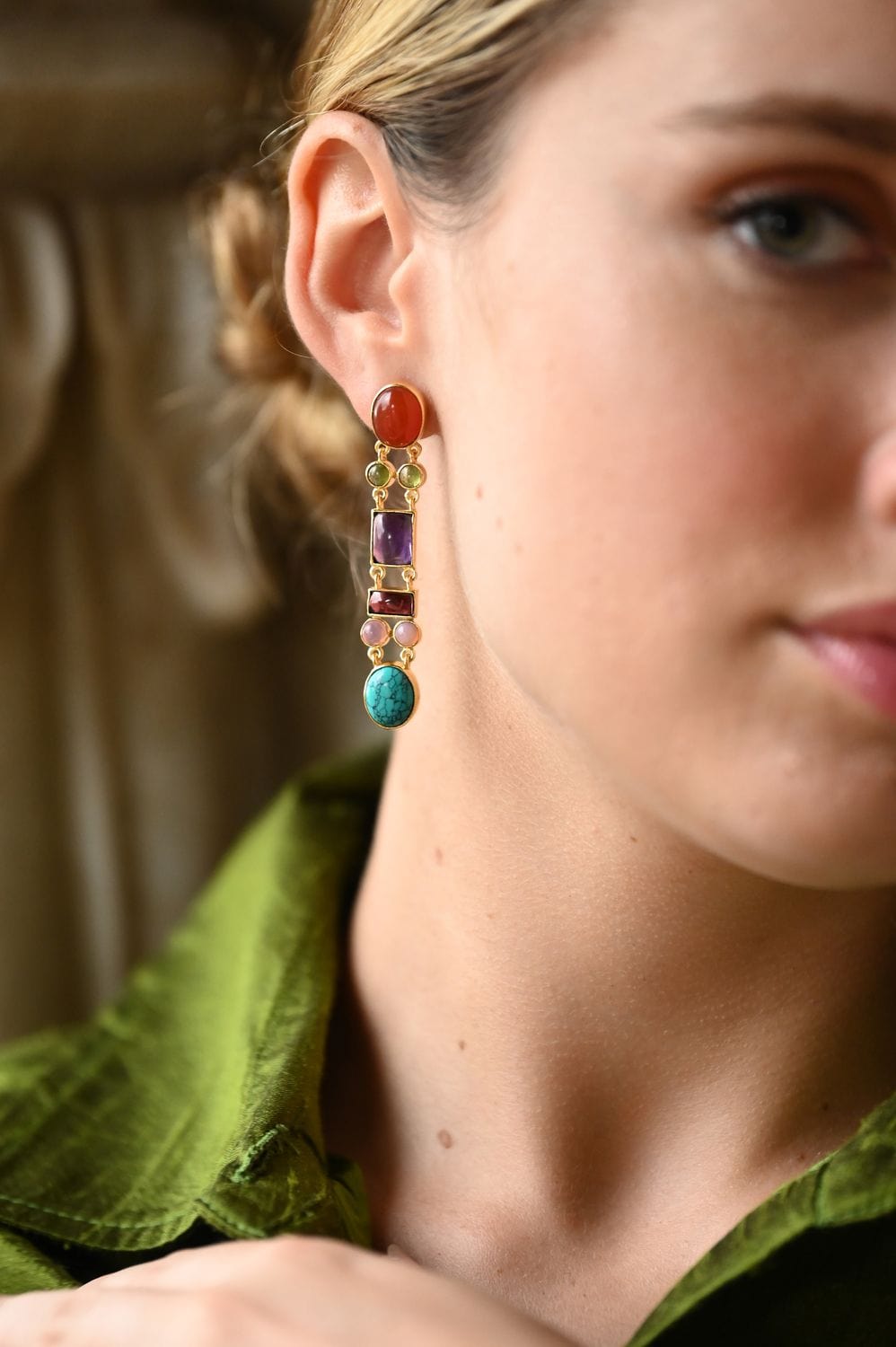 Christine Bekaert Jewelry Earring Fatehpuri