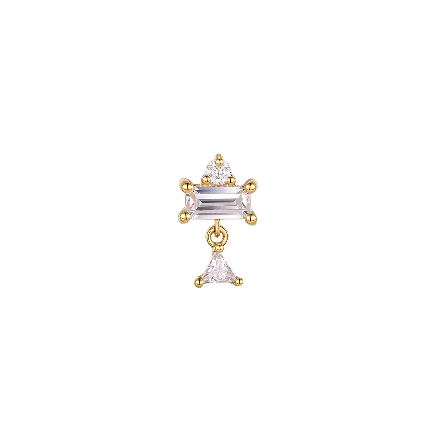 Modern Mood Body Jewelry gold piercing end Allure