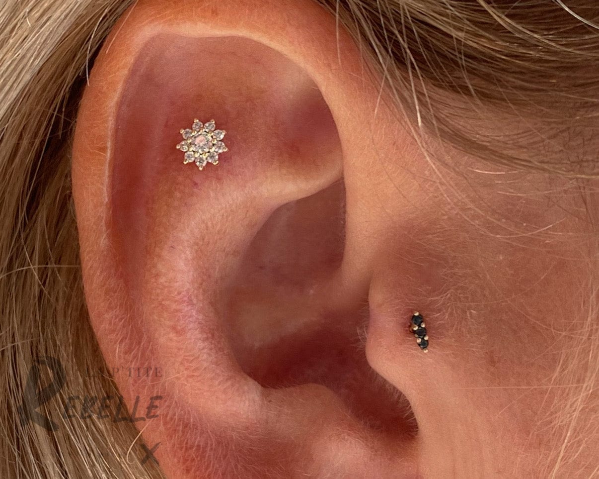 flower piercing knokke