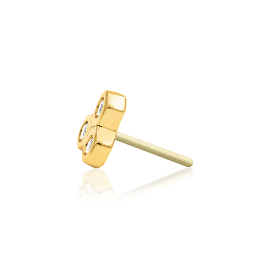 Junipurr Threadless Gold Tri-Hive