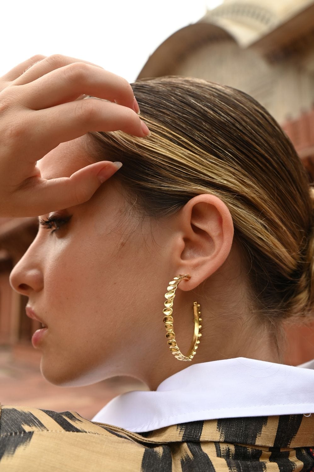 Christine Bekaert Jewelry Earring Morning Dew Hoops