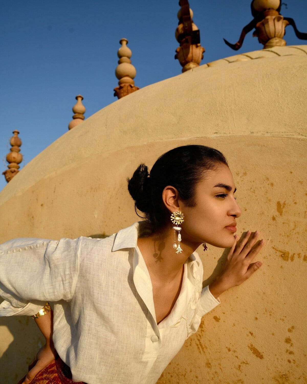 Christine Bekaert Jewelry Earring Ocean Dance