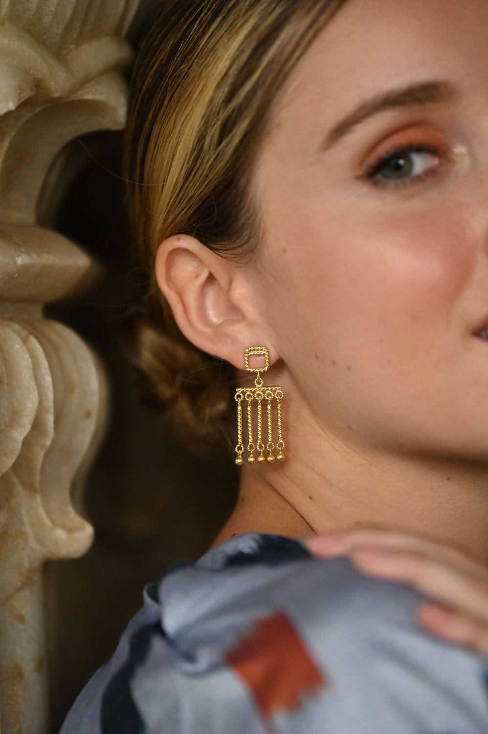 Christine Bekaert Jewelry Earring Small Yamuni