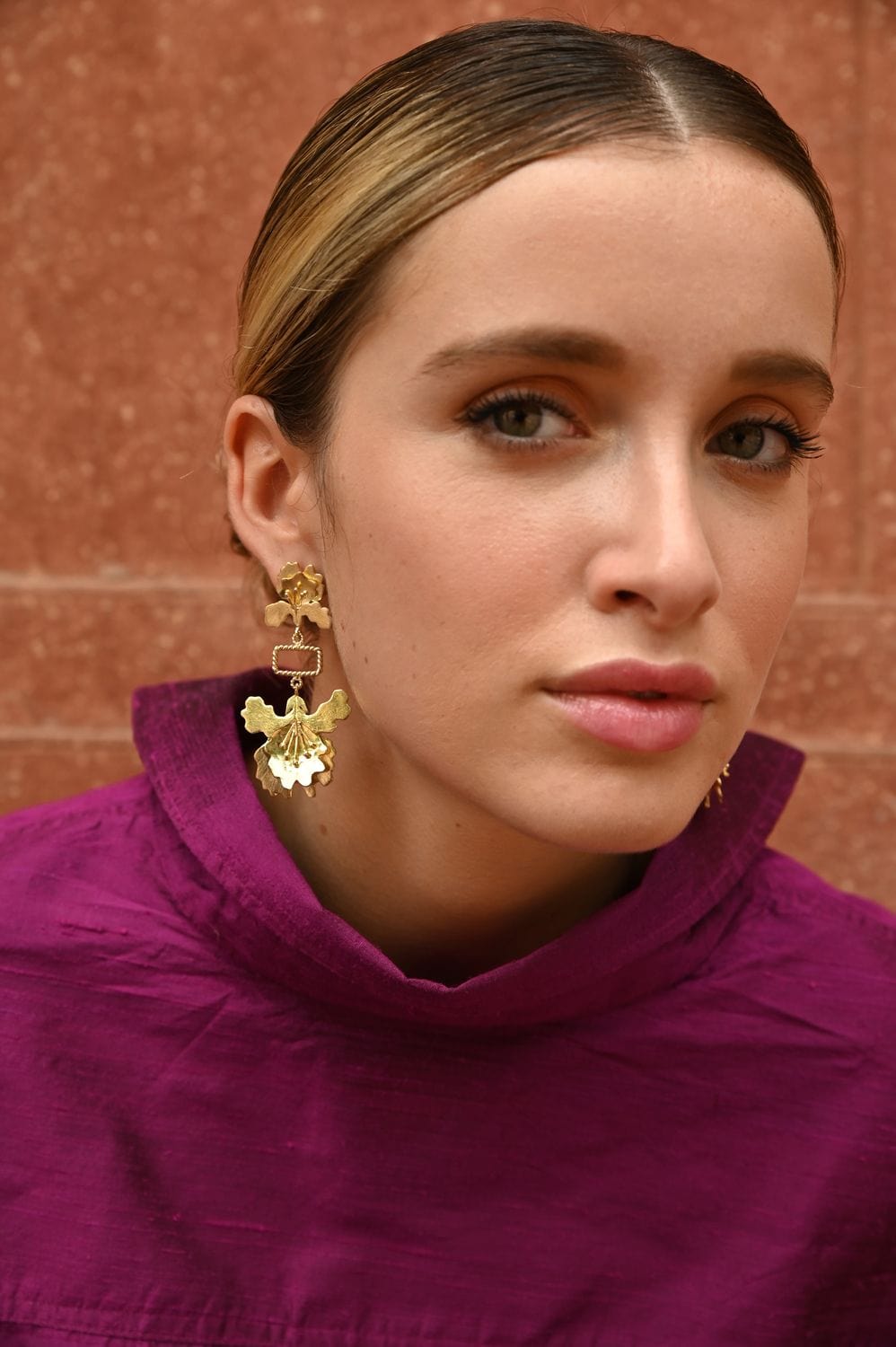 Christine Bekaert Jewelry Earring Iris Duo